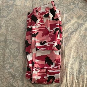 Pink Camo Joggers